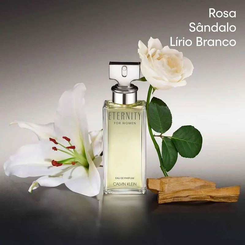 Perfume Feminino Calvin Klein Eternity Eau De Parfum 100ml - Imagem 4