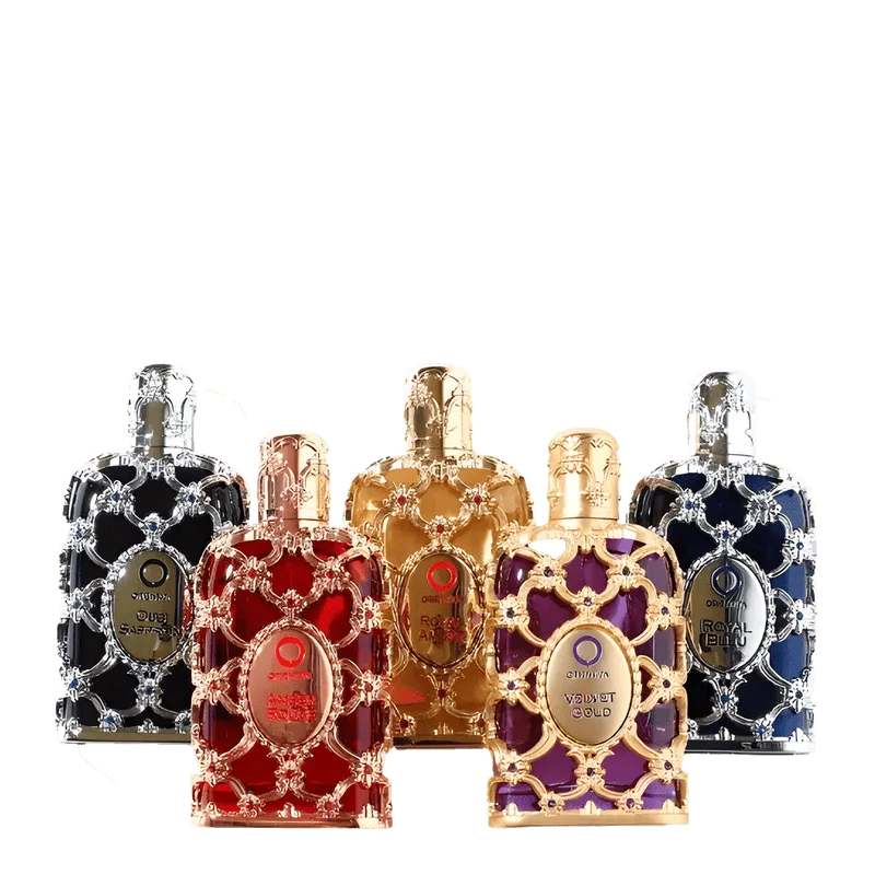 Kit Miniaturas Orientica Luxury Collection 5 frasco com 7,5ml cada