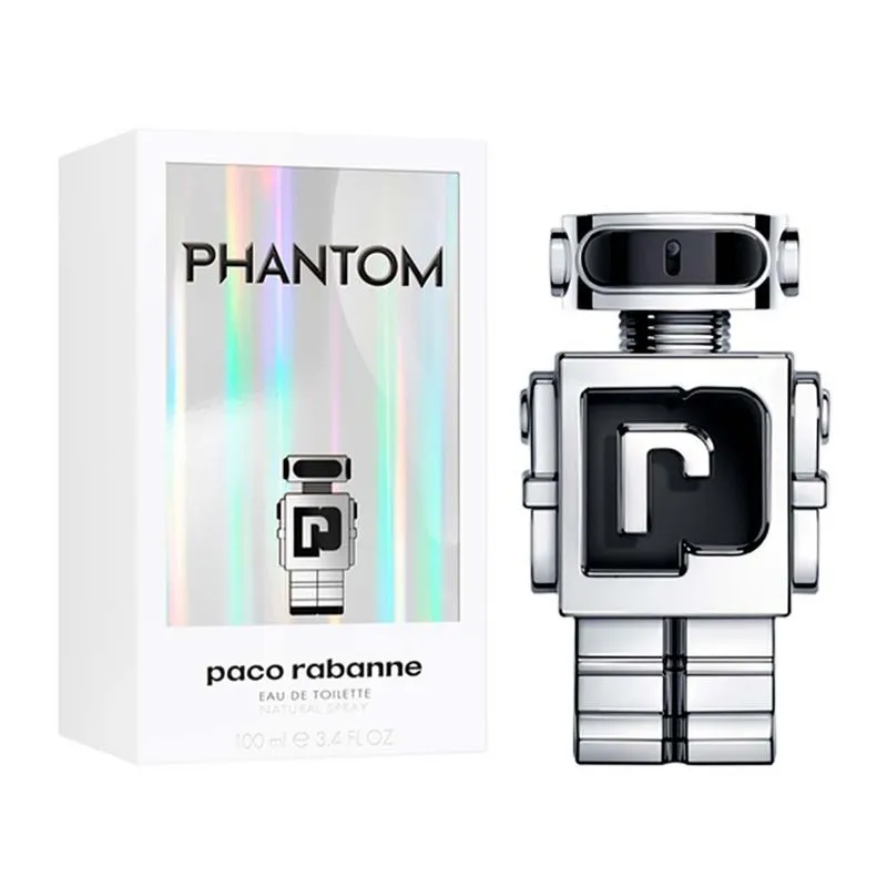 PERFUME MASCULINO PACO RABANNE PHANTOM EAU DE TOILETTE 100ml - Imagem 2